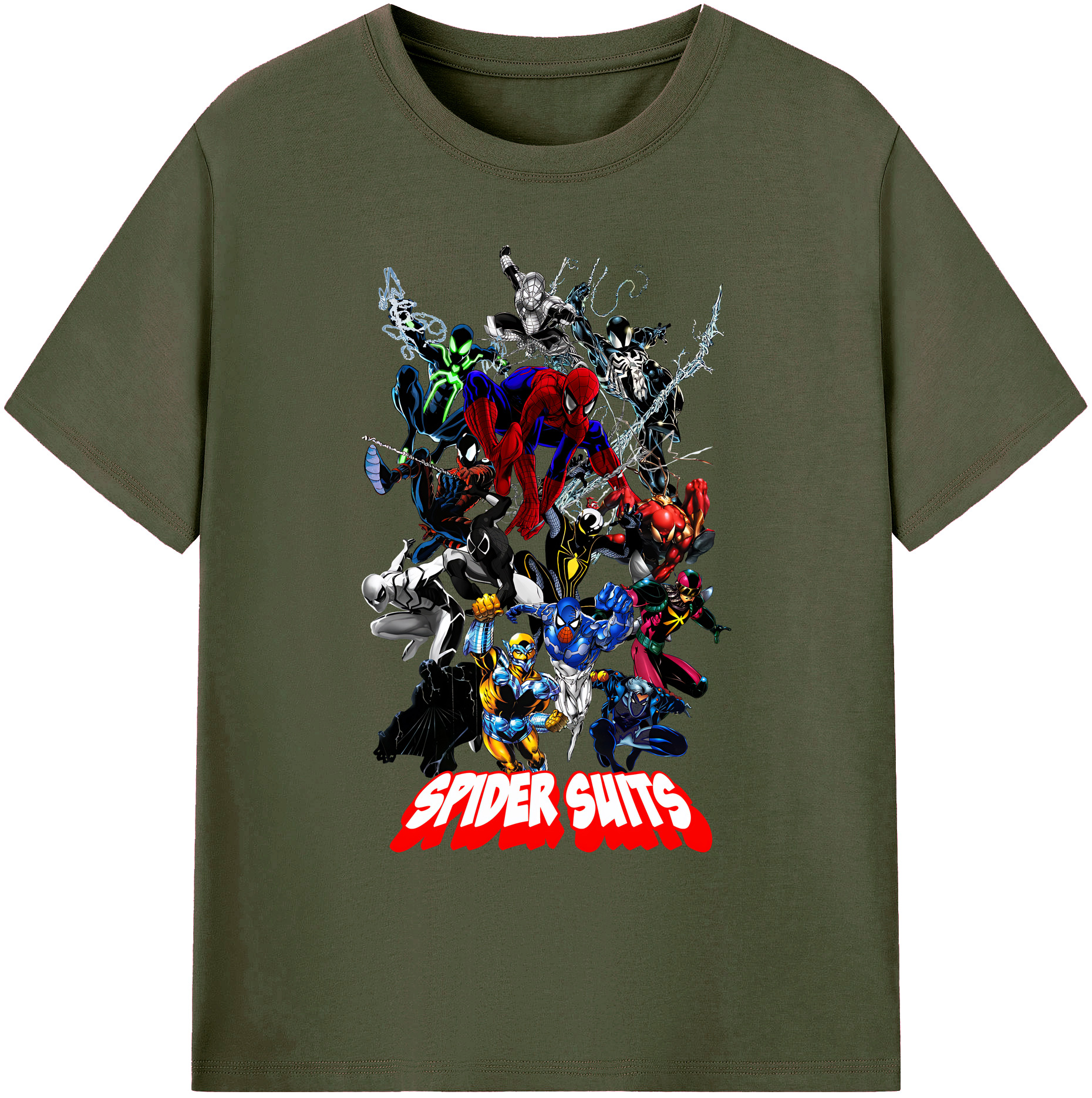 （画像用） Spider Man スパイダーマン 綿100％ メンズ半袖Tシャツ｜肌触りやわらか＆通気性
